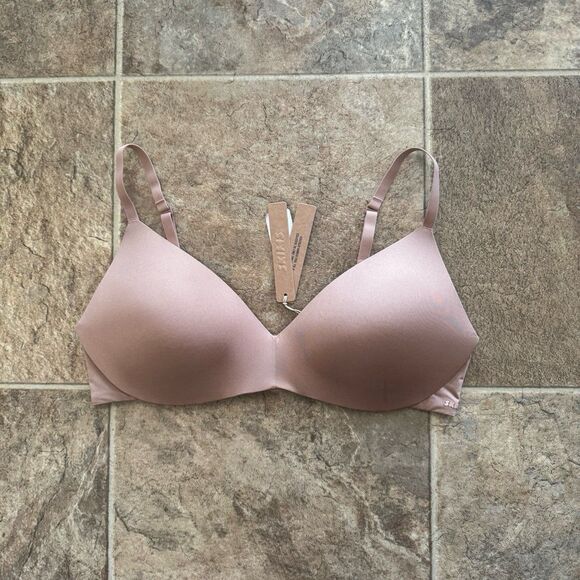 Skims Wireless Form Push up Bra Sienna Size 36C - Picture 1 of 8